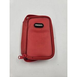 Vintage Nintendo GameBoy Red Carrying Case Travel Pouch Belt Loop BD&A Retro